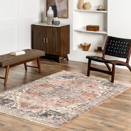 Edessa Kathleen Vintage Persian Rust Rug | Rugs USA