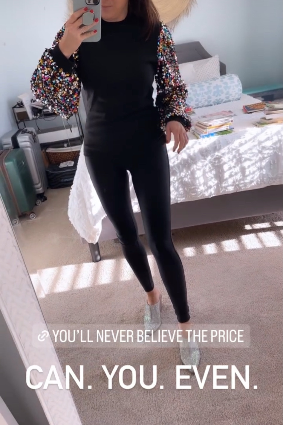 Sequin sweatshirt
