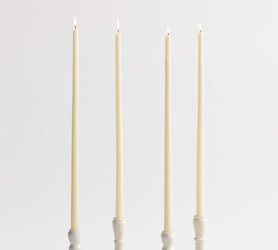 Extra Tall Taper Candles - Set of 4 | Pottery Barn CA