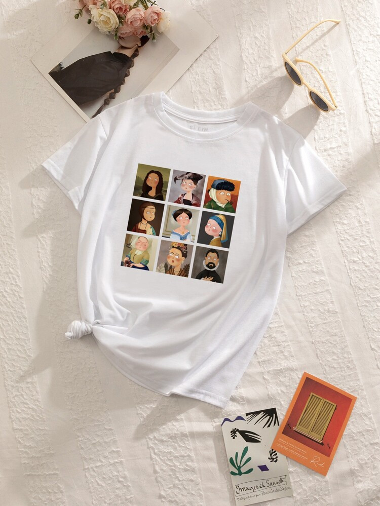 Cartoon Graphic Tee | SHEIN