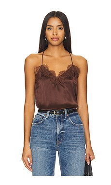 CAMI NYC Racer Charmeuse Camisole in Java from Revolve.com | Revolve Clothing (Global)