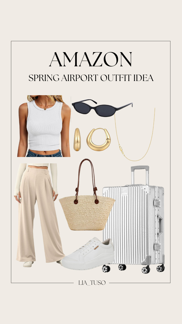 Spring travel outfit inspo! From sunglasses to sneakers, get ready to hit the skies in style. ✈️✨

spring airport outfit, Amazon travel outfit, airport outfit ideas, spring travel outfit, comfortable airport outfit.

#AirportOutfit #SpringTravelOutfit #TravelStyle #AmazonFashionFinds #AirportStyle #TravelOutfitIdeas #SpringFashion #AmazonFinds
 

 #LTKootd #LTKTravel