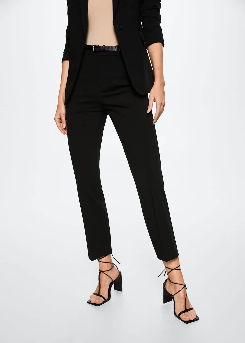 Belt suit pants | MANGO (US)