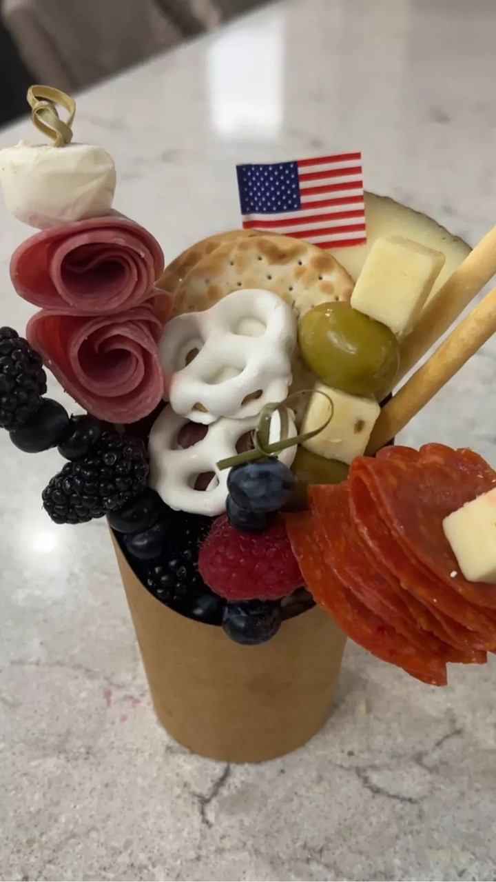 American flag charcuterie cups for the 4th of July!

#LTKSeasonal #LTKOver40 #LTKmomlife