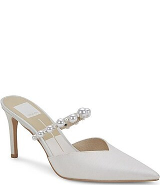 Dolce Vita Kanika Pearl Dress Mules - 6 | Dillard's