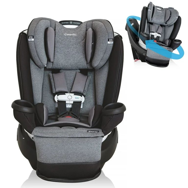 Gold Revolve360 Extend All-in-One Rotational Car Seat with SensorSafe (Moonstone Gray) | Walmart (US)