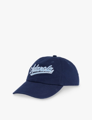 Embroidered-branded cotton cap | Selfridges