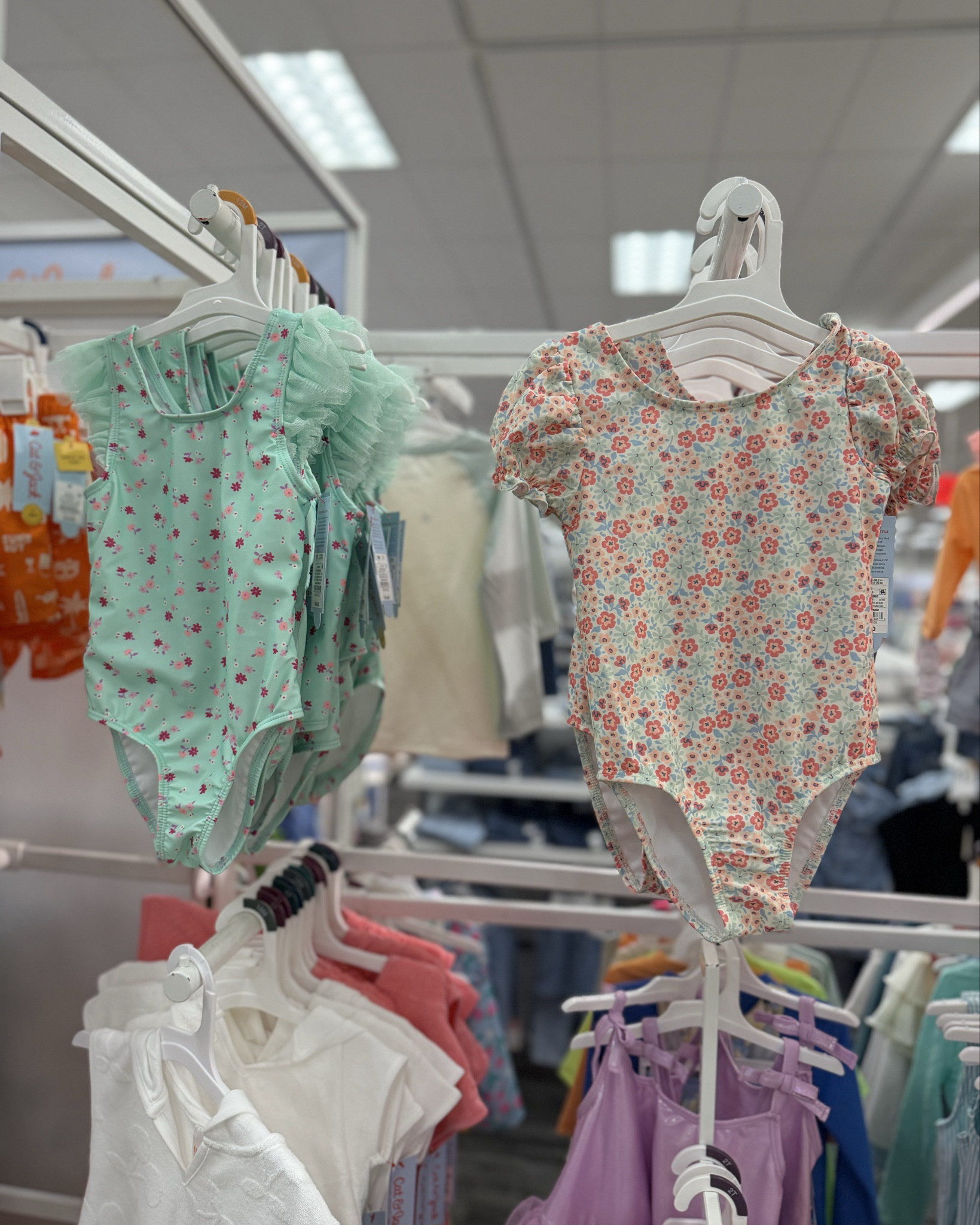 Lots of cute swimsuits for toddler girls, love the different styles they have! 💖👧🏻

Linking them here, find them at Target !🎯🔗

#LTKSwim #LTKBaby #LTKSeasonal