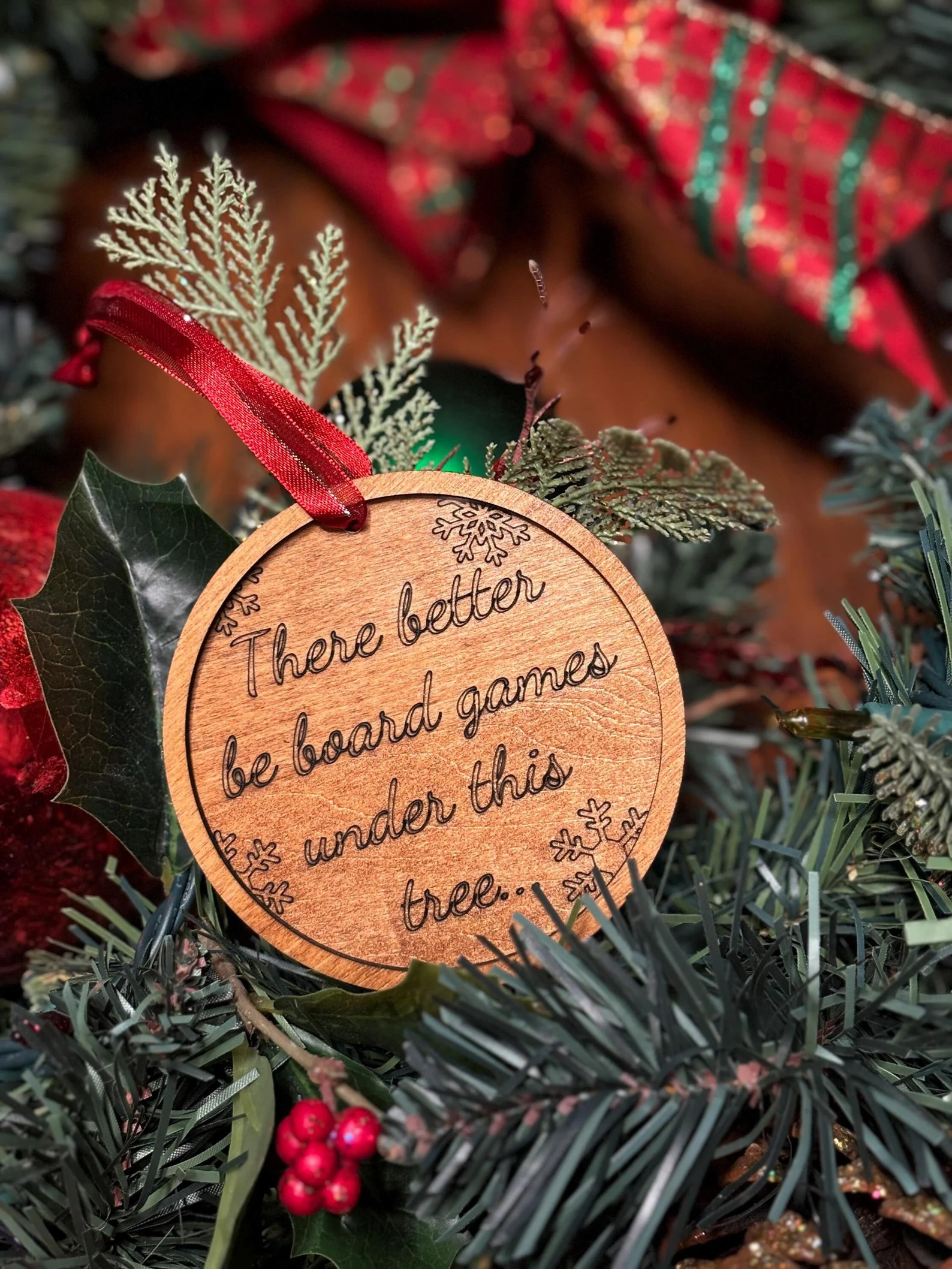 Board Game Christmas Ornament - Board Game Accessories - 3 Different Sayings or Set - Etsy | Etsy (US)