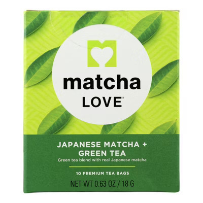 Matcha Love - In Matcha - Green Tea - Traditional Flavor  - Case of 6 - 10 Bags | Target