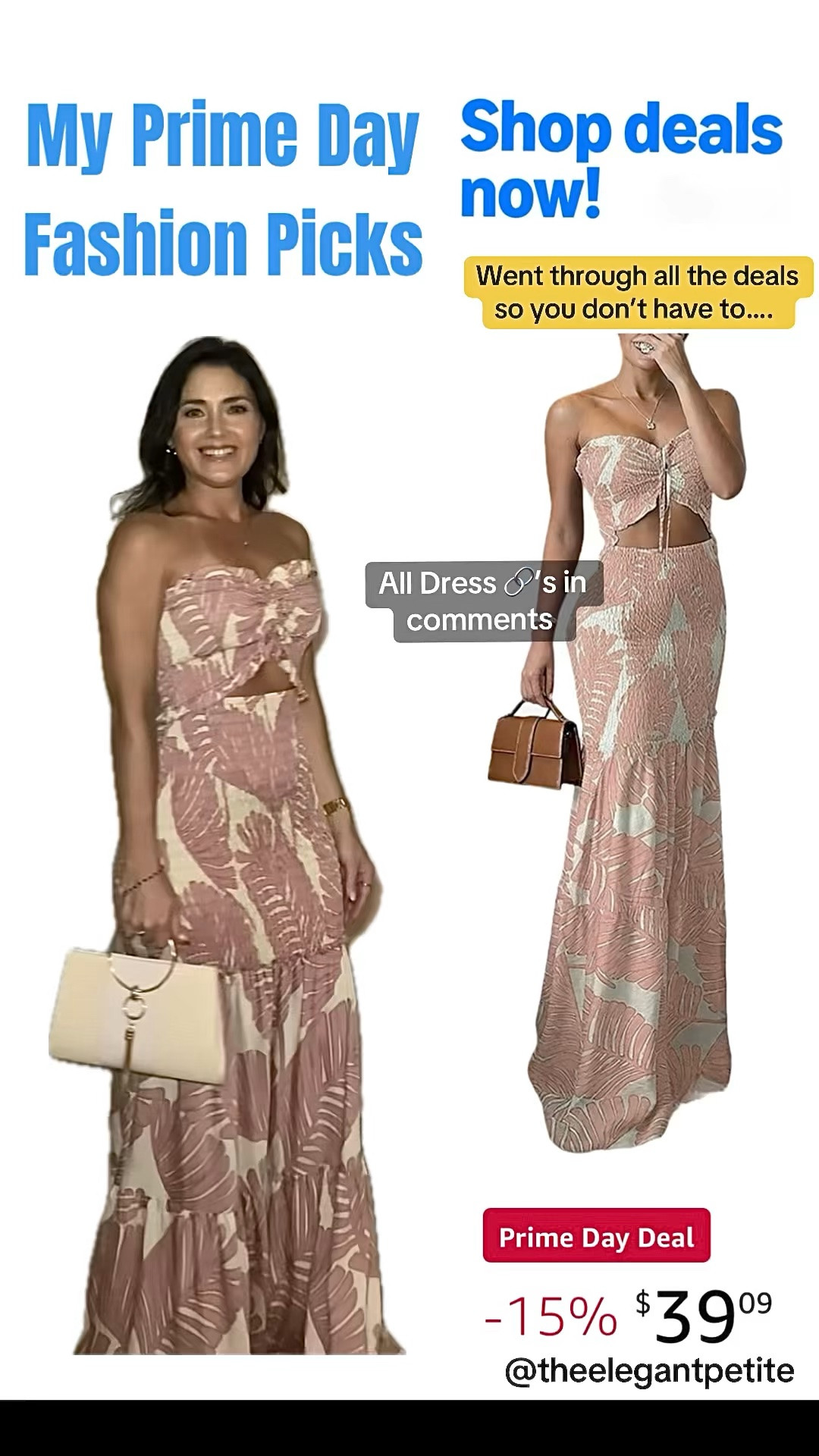 STOP scrolling—these Prime Day petite-friendly dresses are TOO good to miss 🤯✨
I went through all the deals so you don’t have to… and these are my TOP 6 picks that are actually flattering, well-fitting, and worth it 👏
Petite girls—no awkward lengths, no weird fits… just easy, elevated dresses you can throw on and look instantly put together 💁‍♀️
And yes… they’re ALL on sale right now 👀
💬 Comment “LINKS” and I’ll send you everything 🤍 Follow for daily petite-friendly fashion finds you don’t want to miss
#primedaydeals #amazonfashionfinds #petitefashion #petitefriendly #amazonfinds #petitestyle

#LTKootd #LTKSaleAlert #LTKPetite