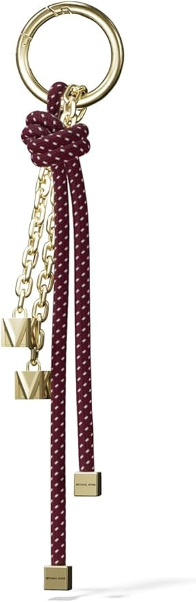 Michael Kors Charms Novelty Speckled Cord Bag Charm, Gold-Tone Hardware/Mulberry | Amazon (US)