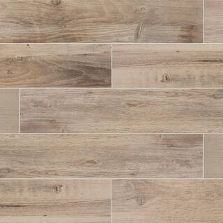 Daltile Laurelwood Cream 4 in. x 6 in. Glazed Porcelain Floor and Wall Tile Sample 0000HDCHIPLA05... | The Home Depot