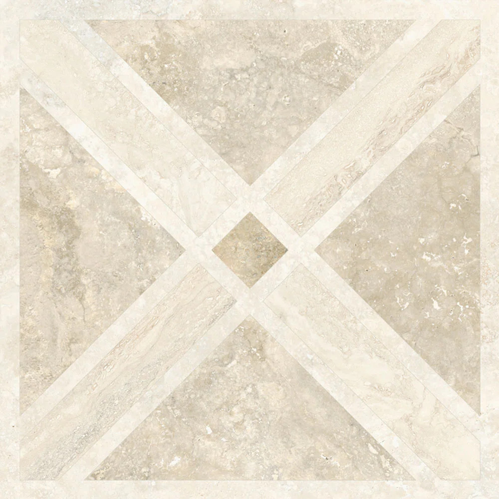 Tilefy Travino Cross Cut Travertine 24X24 Matte Porcelain Tile | Wayfair | Wayfair North America