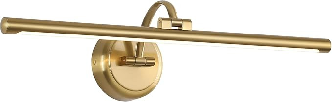 Hard-Wired Picture Lights 23.62 Inch Dimmable LED Wall Art Lighting Modern Brass Gallery Light Po... | Amazon (US)