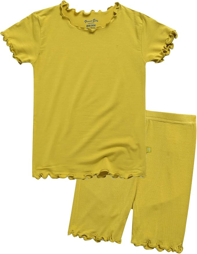 VAENAIT BABY Toddler Kids Girls Boys Sleepwear Pajamas Short Soft Shirring Cool Summer Viscose Pj... | Amazon (US)