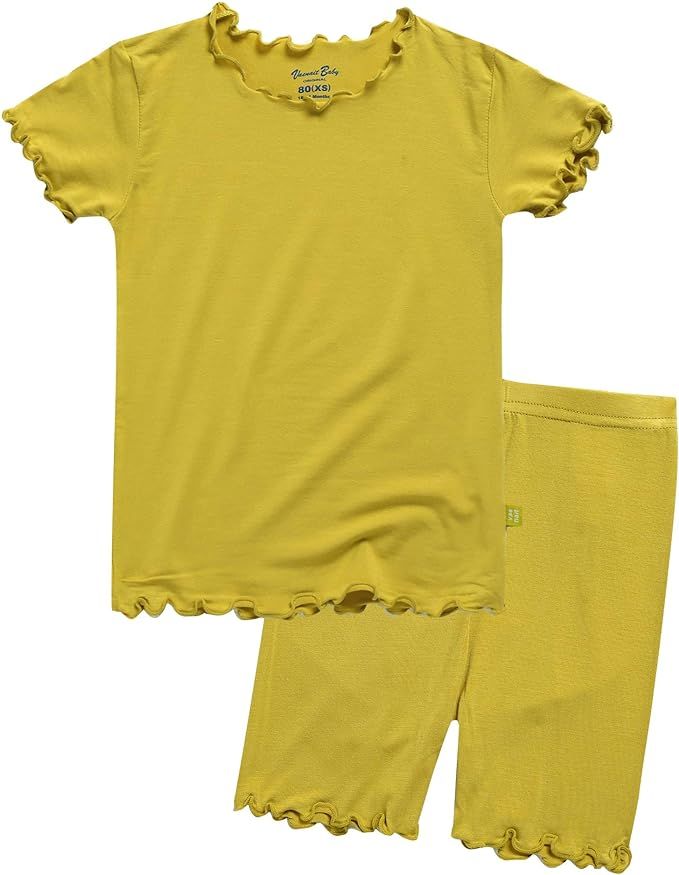 VAENAIT BABY Toddler Kids Girls Boys Sleepwear Pajamas Short Soft Shirring Cool Summer Viscose Pj... | Amazon (US)