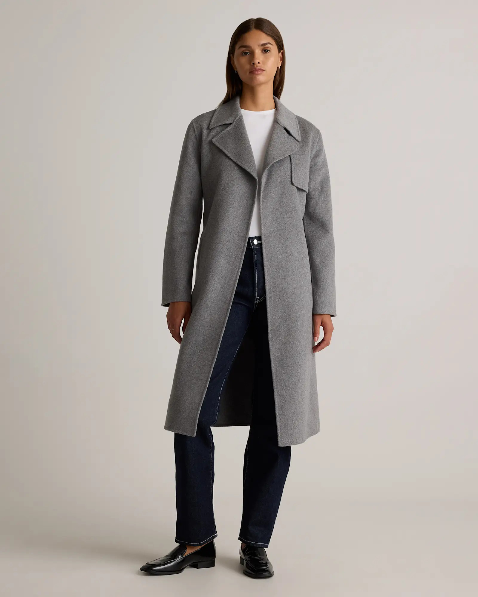 Double-Faced Merino Wool Trench Coat | Quince