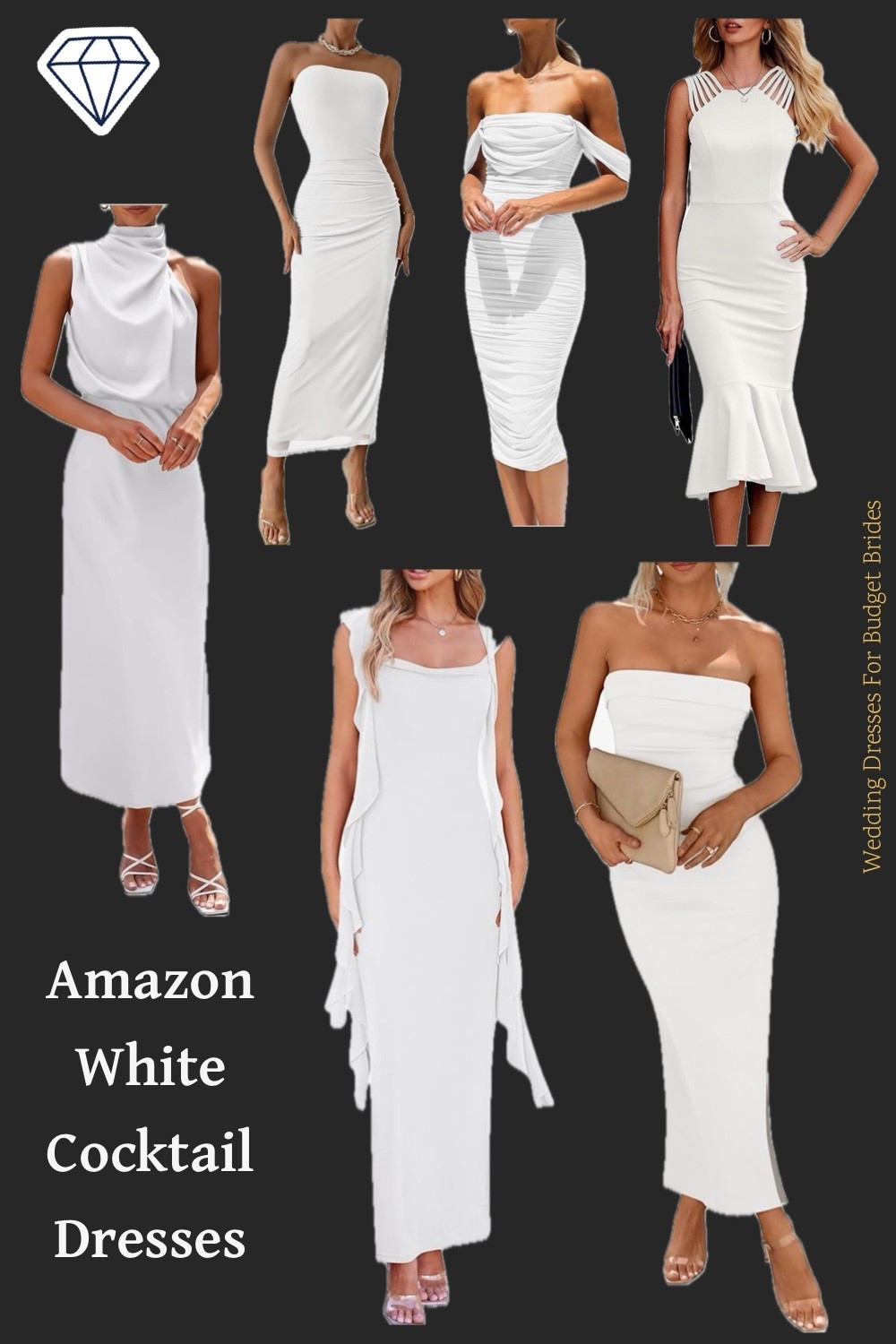 Affordable white midi and maxi dresses for the bride to be for pre-wedding events.

#LTKWedding #LTKFindsUnder100 #LTKFindsUnder50