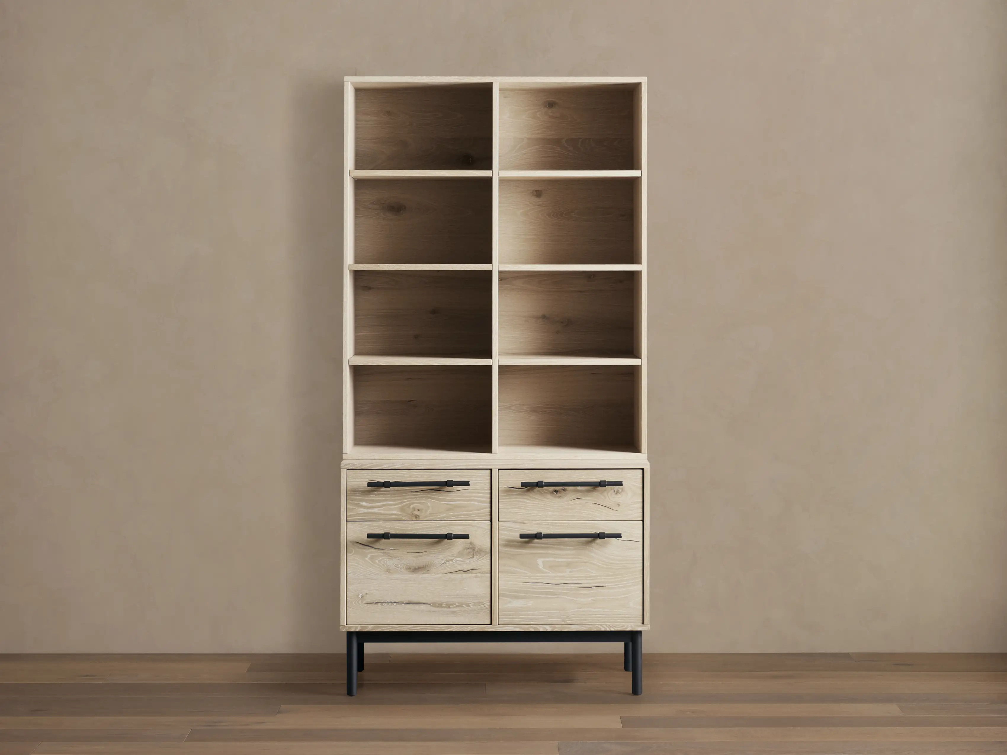 Sullivan Bookcase with File Base | Arhaus