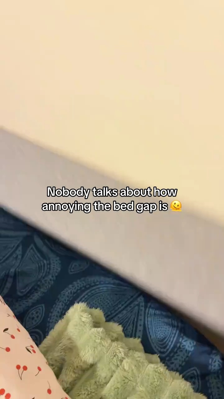 If the gap between your mattress and headboard drives you crazy, this fixes it instantly. This bed gap filler keeps pillows from falling through and makes your bed feel so much more put together.

#LTKHome #LTKselfcare