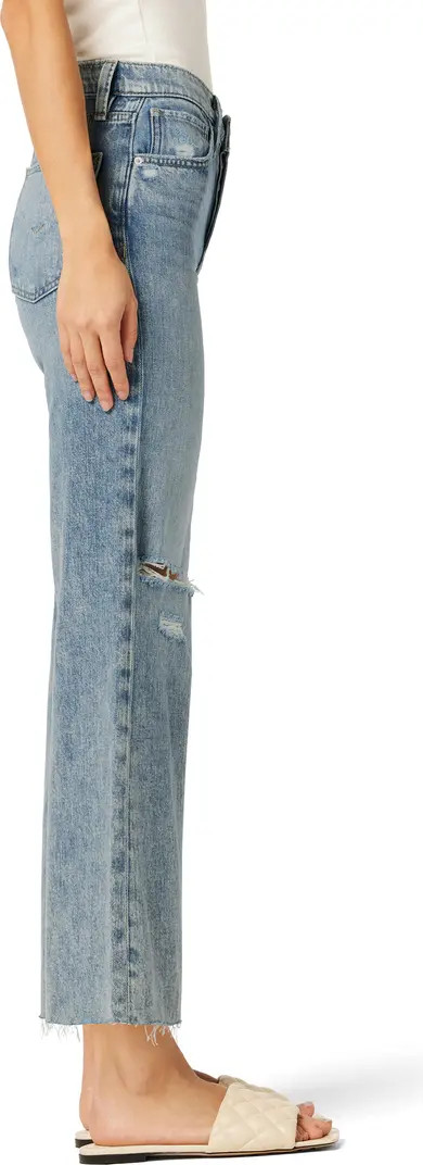 Rosie Ripped High Waist Ankle Wide Leg Jeans | Nordstrom Rack