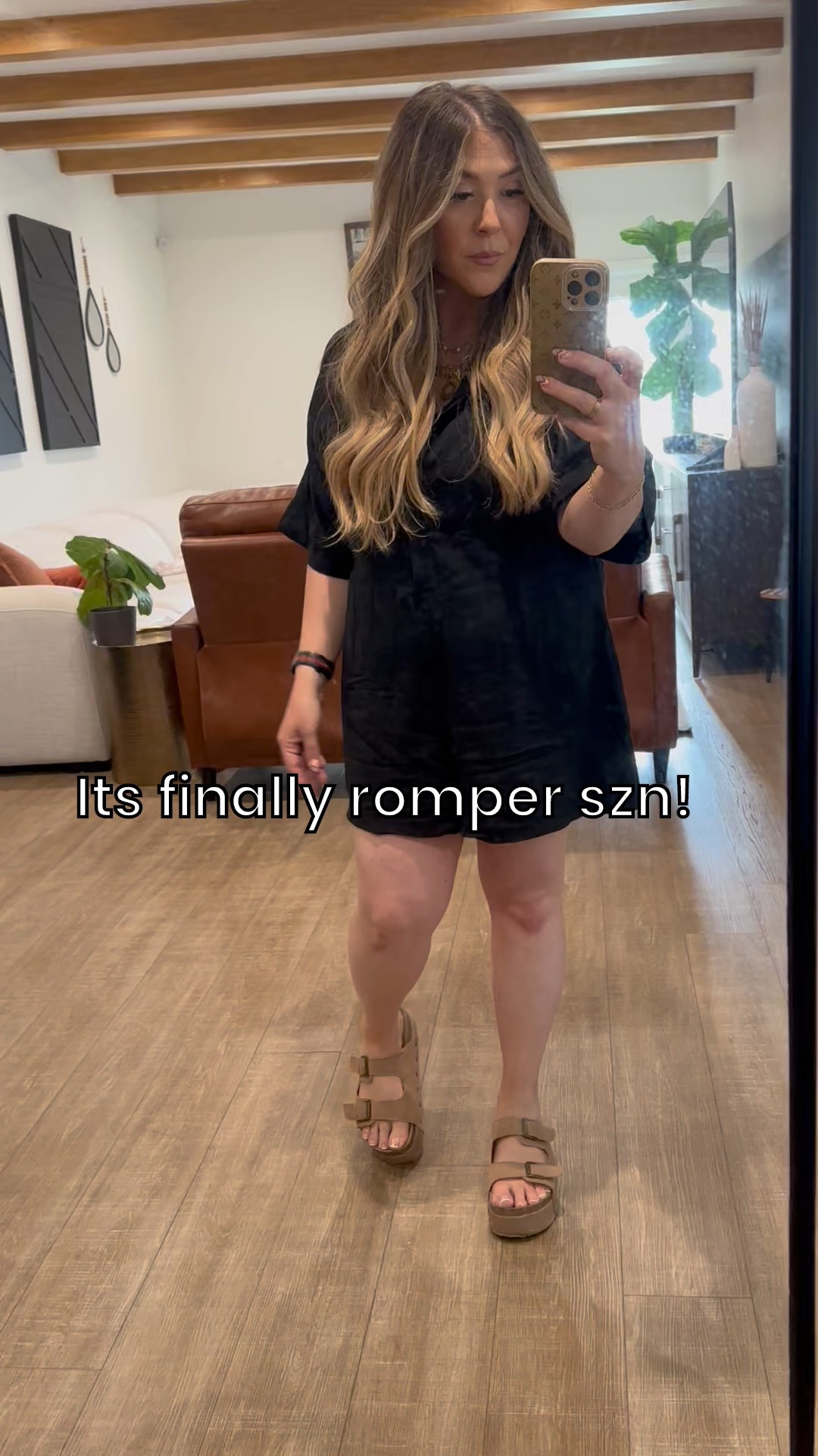 Rompers have always been a favorite of mine. This one I feel like you can dress up a bit or dress down! 
#amazonfashion

#LTKMidsize #LTKSummerEdit