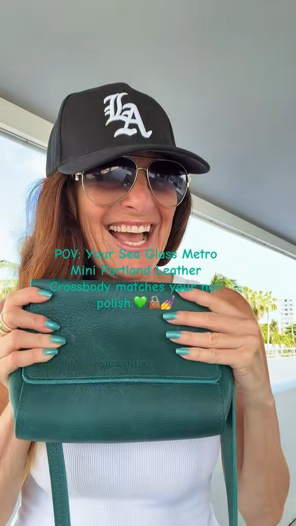 When your Portland Leather Sea Glass Metro Mini Crossbody bag matches your nail polish.💚👜💅 30% off Code: Serve30. Linking my Essie Main Attraction polish too!💚💅 Love both & together makes your OOTD!💃🏻

#LTKootd #LTKSaleAlert