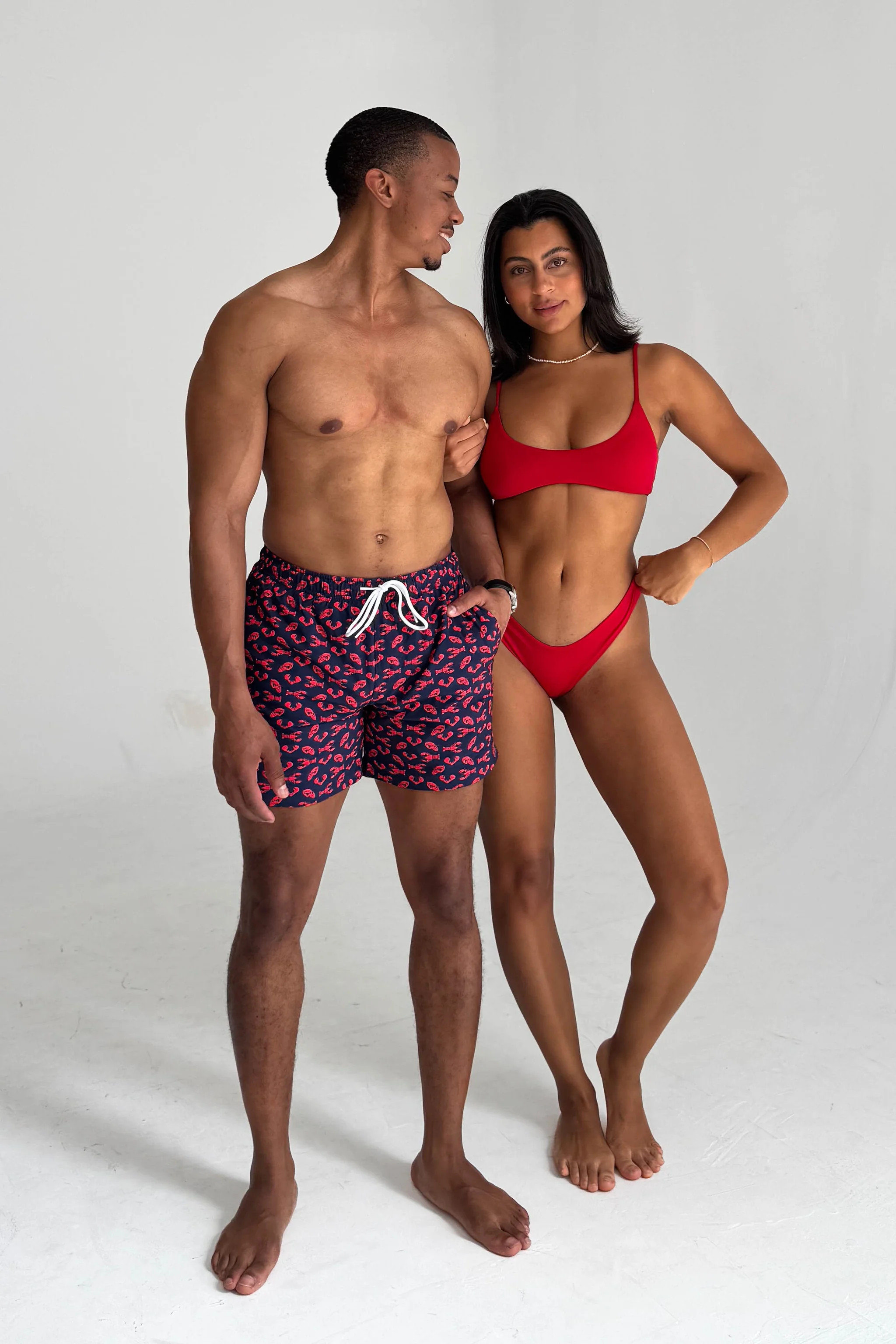 If You're a Lobster Swim Trunk | Grey Bandit