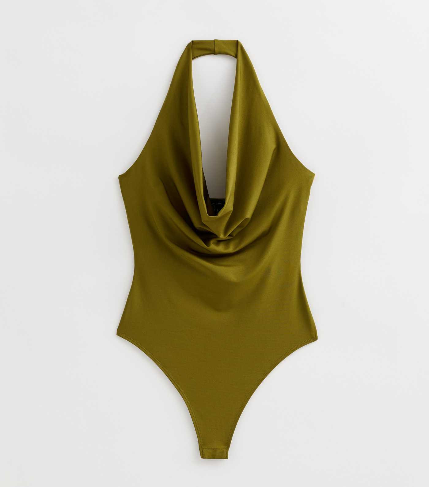 Green Halter Cowl Neck Sleeveless Body | New Look | New Look (UK)