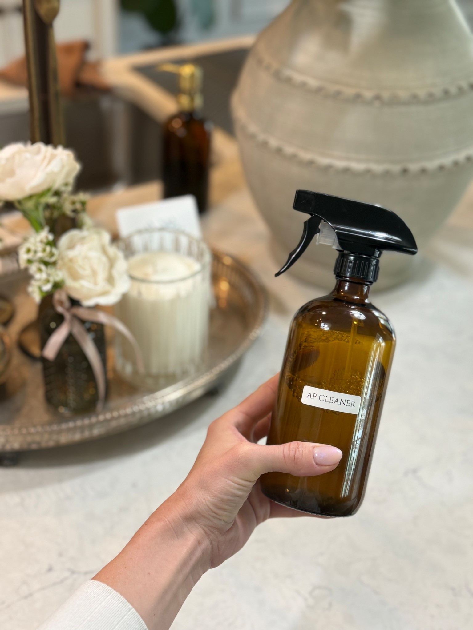 I buy a big jug of all purpose cleaner and then I add some RiverHome diffuser oil drops to make it scented! 

#LTKHome #LTKmorningroutine