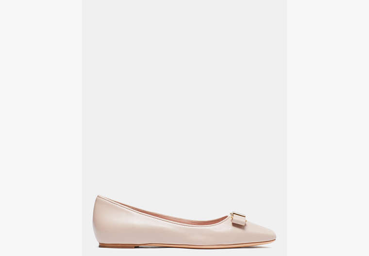 Kate Spade Bowdie Ballet Flats, Pale Vellum - 9.5 | Kate Spade Outlet