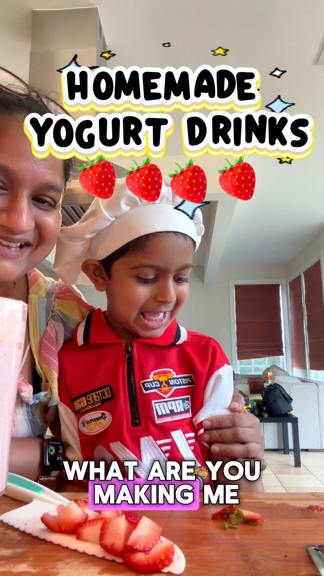 Linked Homemade yogurt drink ingredients -

Strawberry Yogurt Drink 🍓
(Can be customized with the fruit of your choice)
6-7 medium size  strawberries
¾ cup Greek yogurt
¾- 1 cup water  
½ tbsp seed mix (don’t add more, it alters the taste)
1 1/2 tbsp maple syrup or honey
Blend everything → store in the fridge up to 4 days → shake & enjoy! 🥤
.

#LTKfoodie #LTKKids #LTKSeasonal