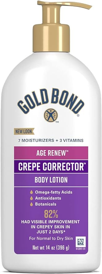 Gold Bond Age Renew Crepe Corrector Body & Face Lotion, Replenishing & Smoothing Formula, 14 oz.,... | Amazon (US)