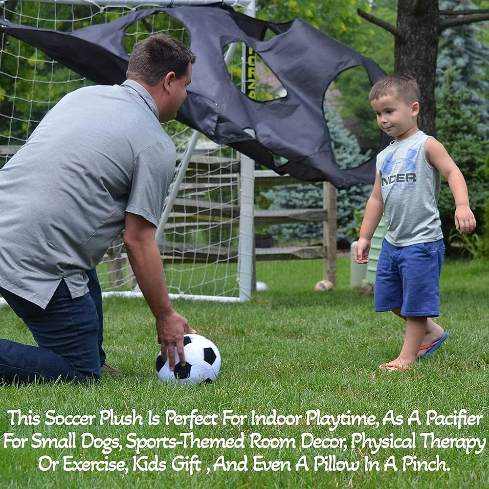 T play Plush Soccer Balls Fluffy Stuffed Soccer Ball Plush Pillow Soft Plush Soccer Ball Pillow D... | Amazon (US)