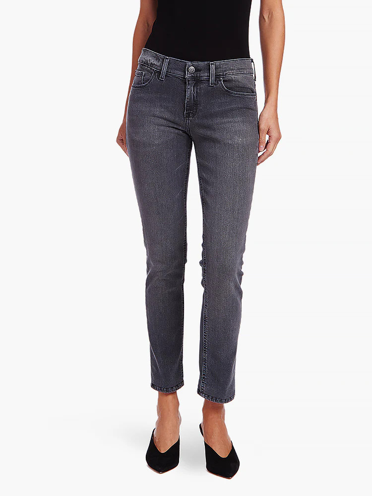 Women's Mid Rise Slim Straight Allen Jeans - Mott & Bow | Mott & Bow
