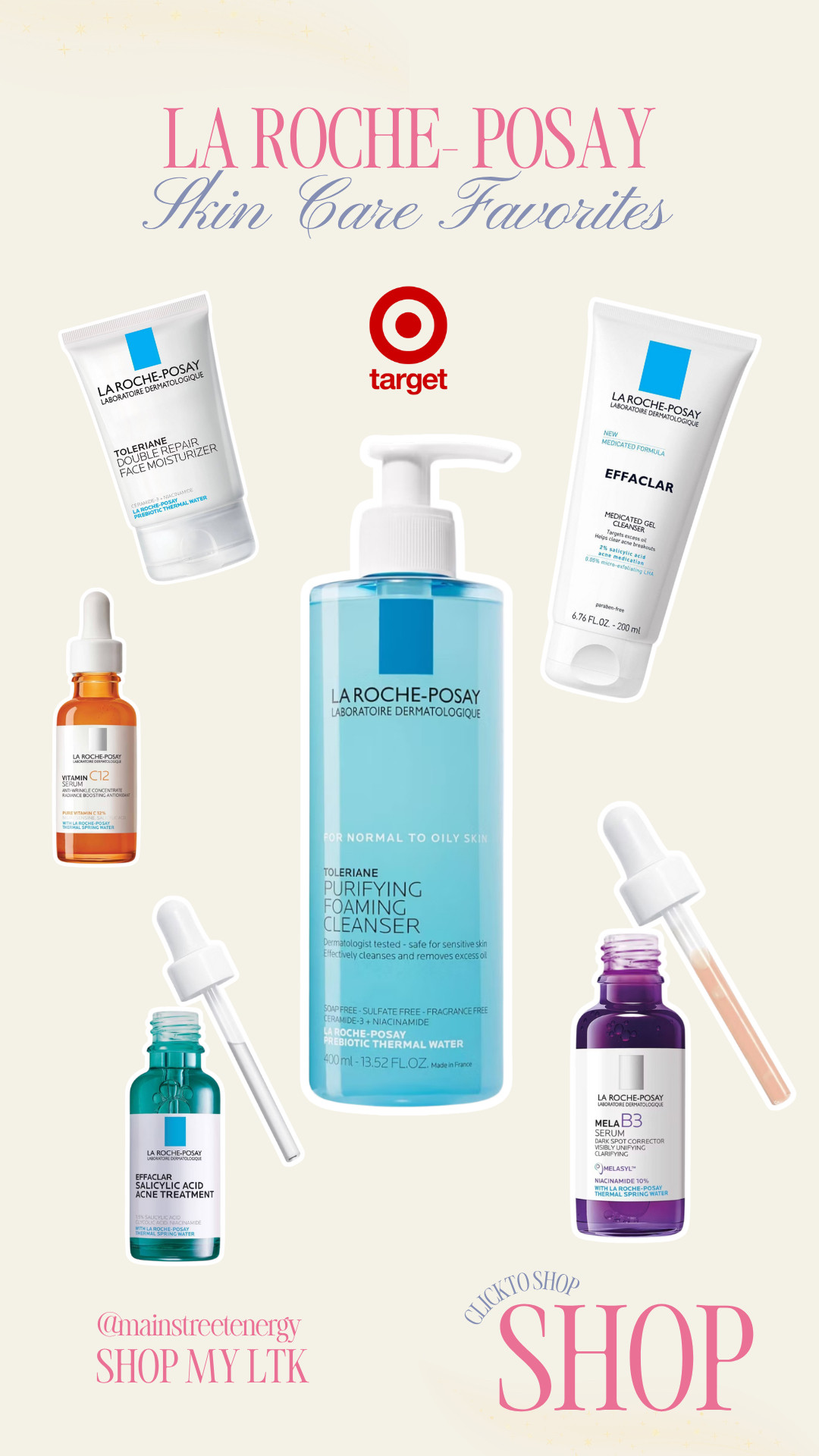 La Roche Posay- My Skincare Favorites. Available at Target 

 #LTKGiftGuide #LTKselfcare #LTKBeauty
