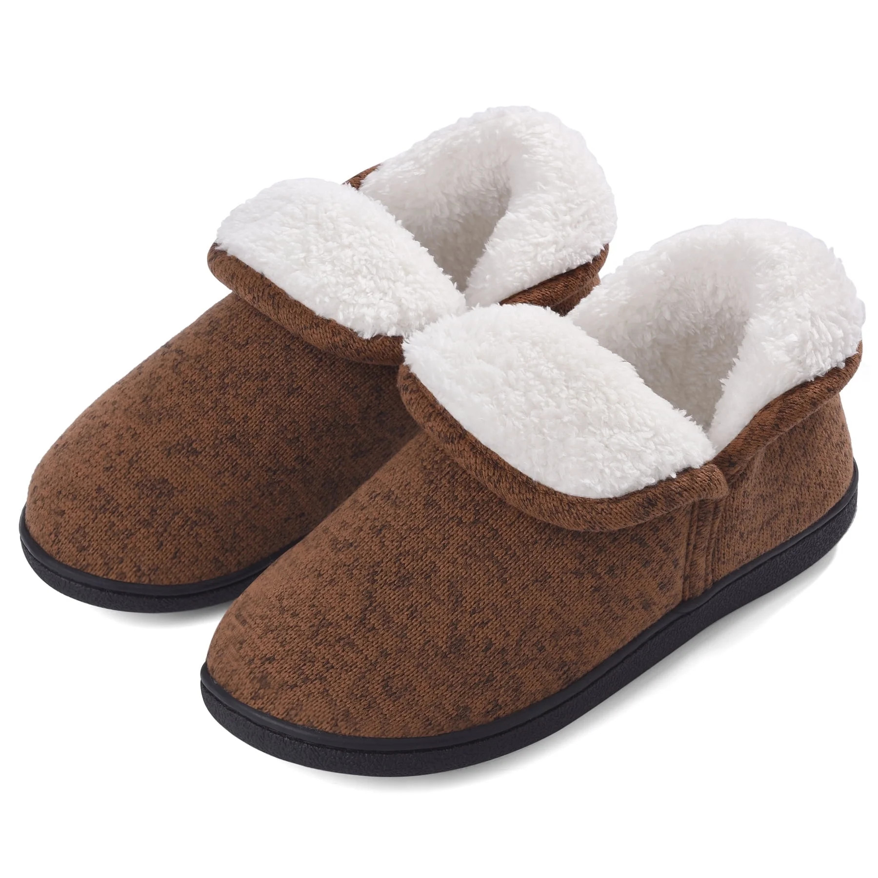 VONMAY Women's Fuzzy Slippers Booties Indoor Outdoor House Shoes | Walmart (US)