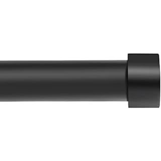 Ivilon Window Curtain Rod End Cap - 1 inch Pole. 120 to 240 Inch. Black | Amazon (US)