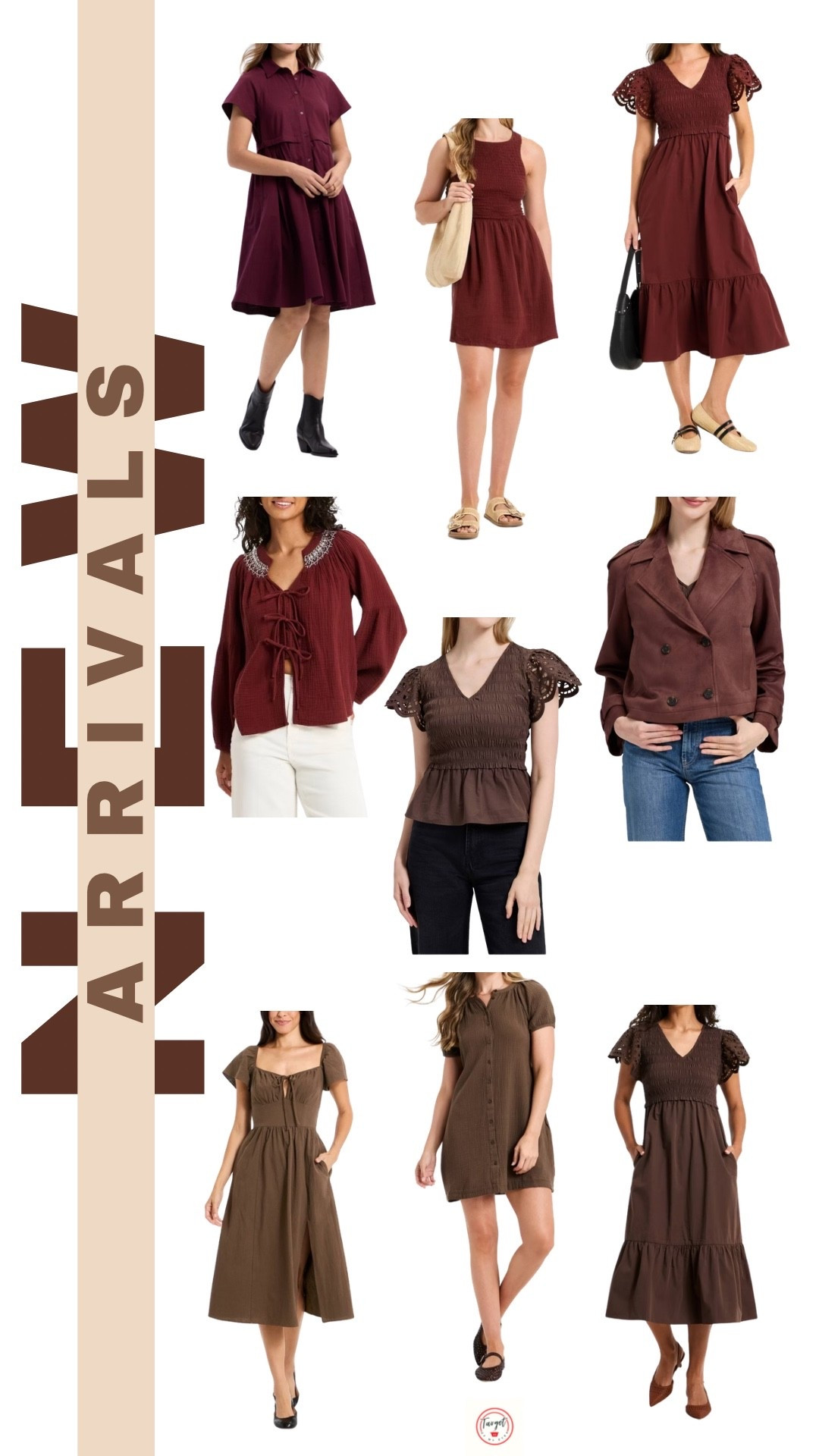 Target Fashion New Arrivals Brown Tops, Dreses, and Jackets #target #targetdresses #newsattarget

#LTKOver40 #LTKFindsUnder50 #LTKSeasonal