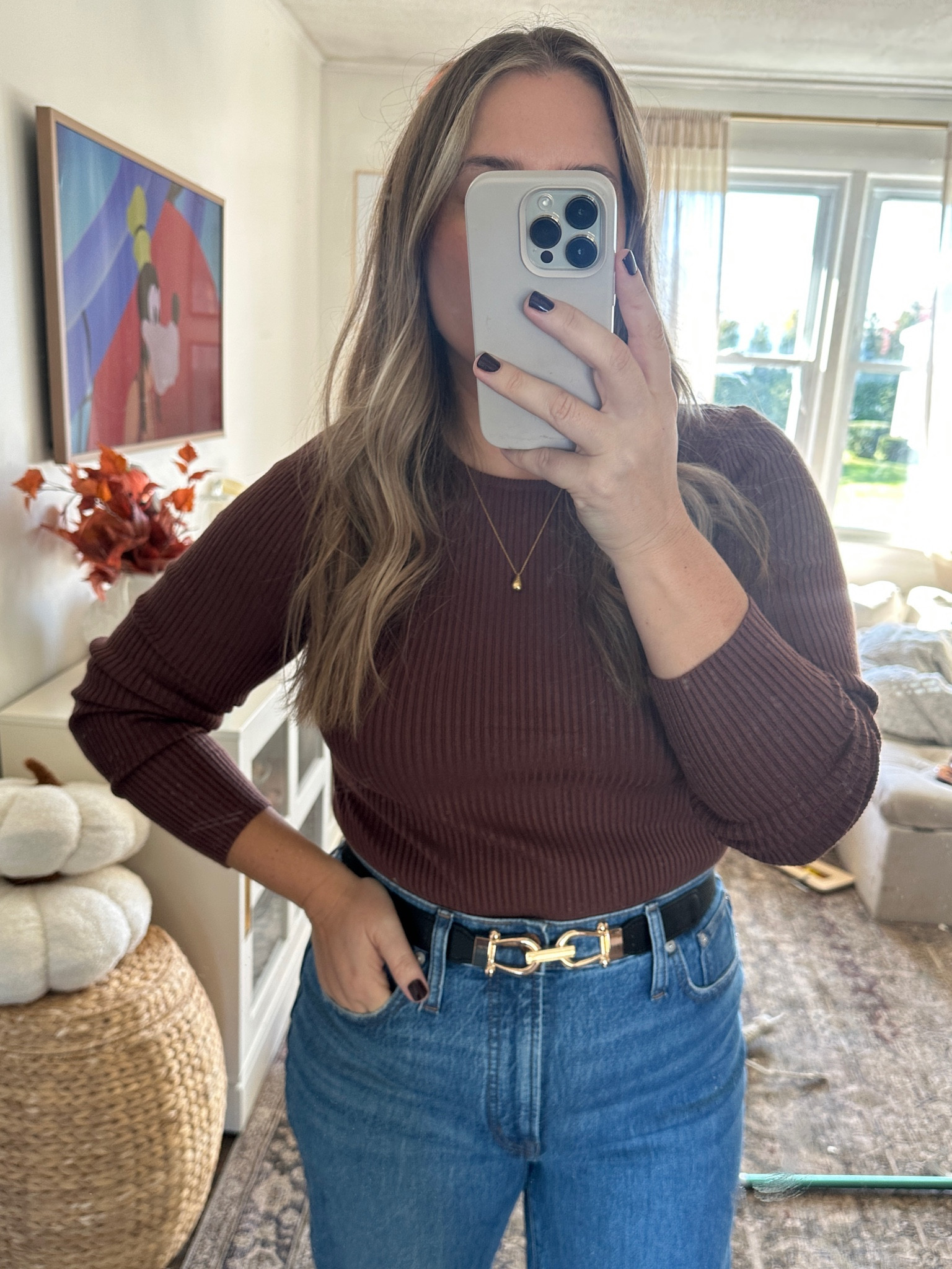 Wide leg crop full length ( im 5’3 and theyre perfect length ) 

Top i sized  down - stay tts for larger than a full C cup