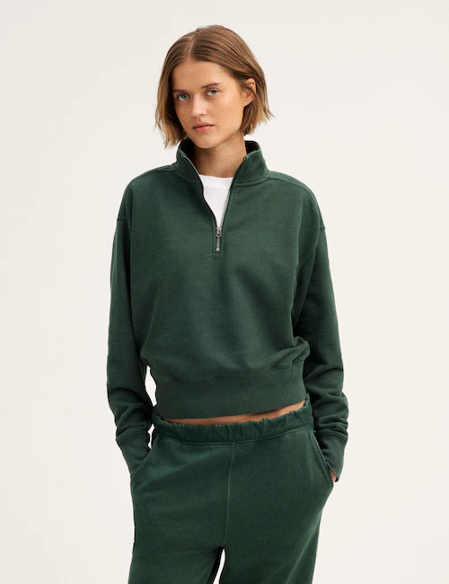 McCarren Quarter-Zip Sweatshirt | Madewell