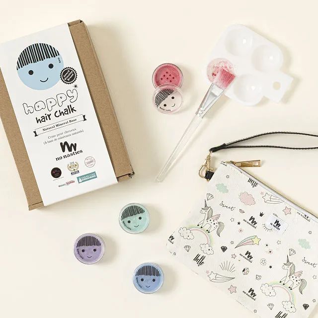 Colorful Wash-out Hair Chalk Kit | UncommonGoods