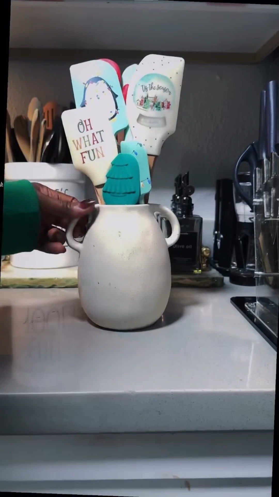 Found the cutie’s Christmas theme baking utensils! And how adorb is my baker nutcracker!

#christmas #kitchensofinstagram #igreels #cornerofmyhome #foryou 

Kitchen, kitchen utensils, Christmas, holiday, deck the ball, its beginning to look a lot like Christmas, Christmas Santa Claus