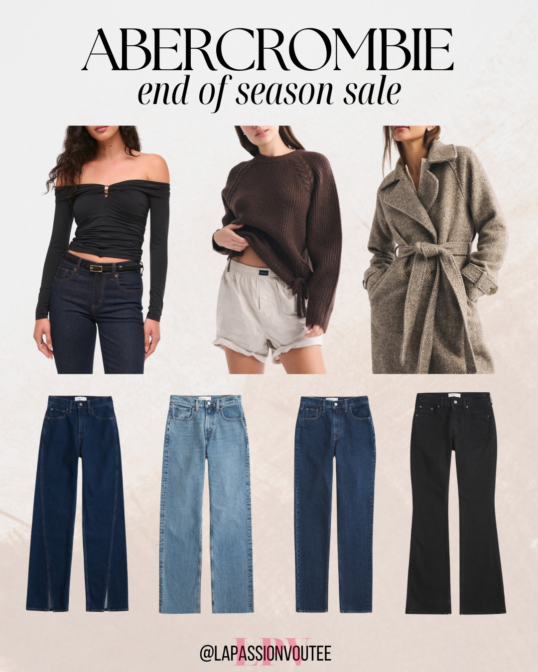 I always check Abercrombie during their end of season sale, and this one is especially good. Up to 50% off means you can invest in quality, wearable styles without paying full price. Great for building outfits that feel simple, modern, and put together. 

 #LTKSaleAlert #LTKFindsUnder50 #LTKFindsUnder100