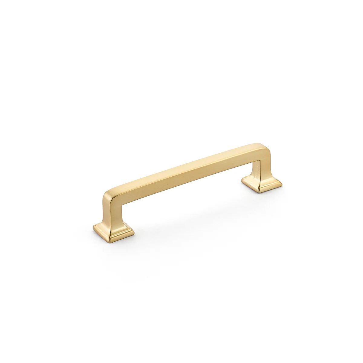 Schaub and Company Menlo Park 4 Inch Center to Center Handle Cabinet Pull with Rounded CornersMod... | Build.com, Inc.