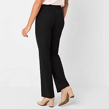 Liz Claiborne Audra Tailored Curvy Womens Straight Mid Rise Trouser | JCPenney