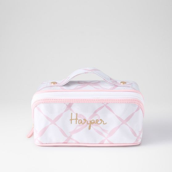 Clear Coated Diamond Cosmetic Pouch | Mark and Graham