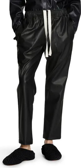 Proenza Schouler White Label Faux Leather Joggers | Nordstrom | Nordstrom