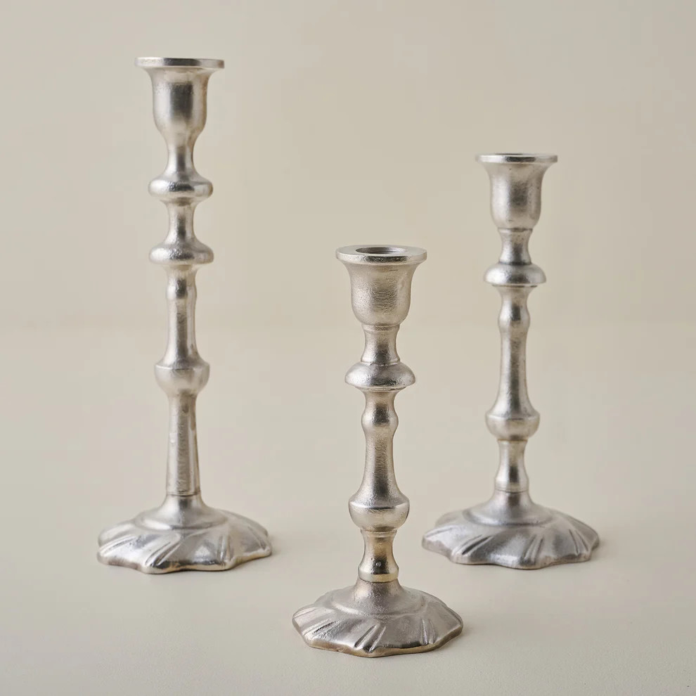 Elise Antique Inspired Taper Holder | Magnolia